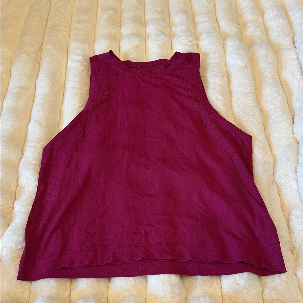 lululemon athletica Magenta Muscle Tee